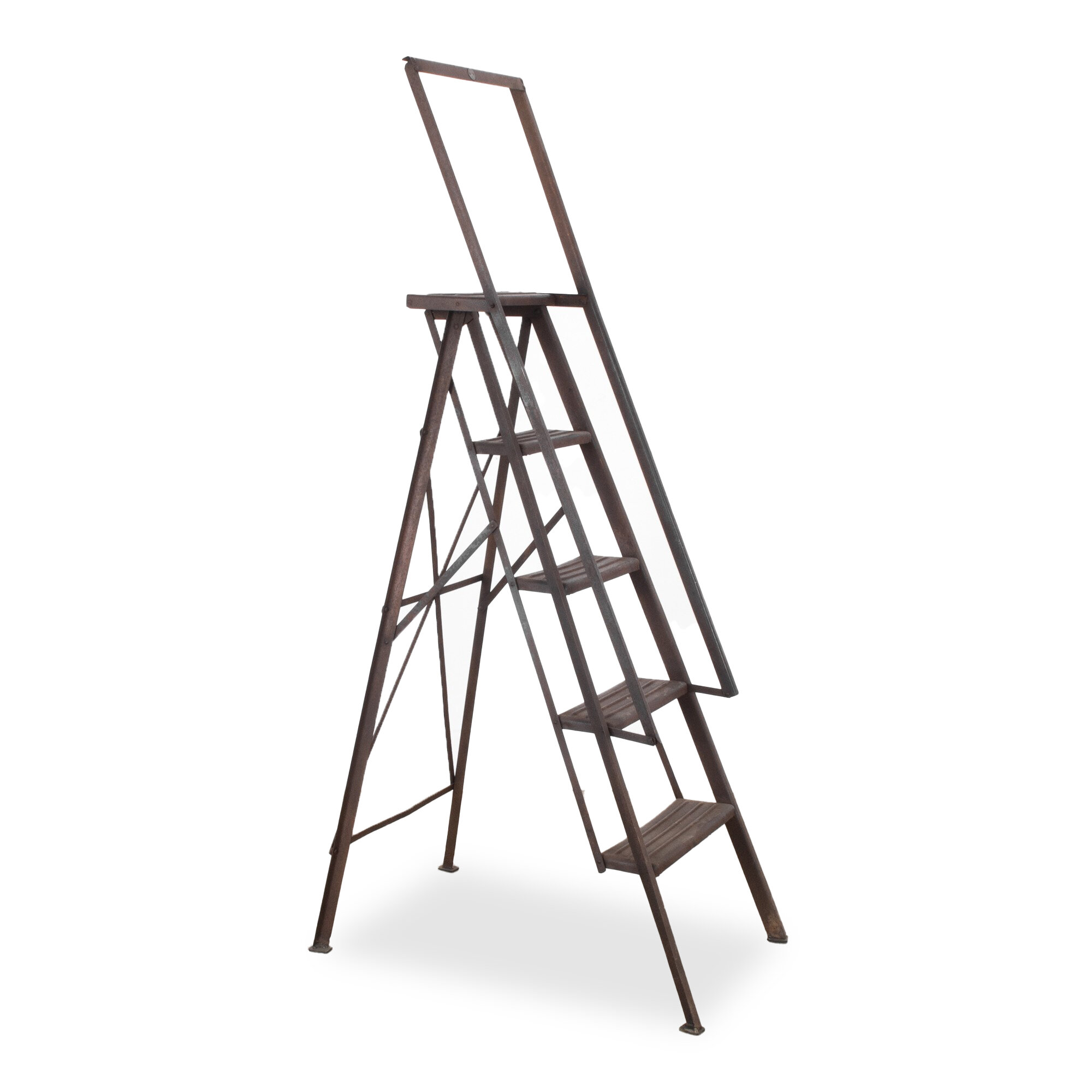 90年代USA製】meco metal ladder 脚立 椅子にも www.cgalgeria-dubai.com